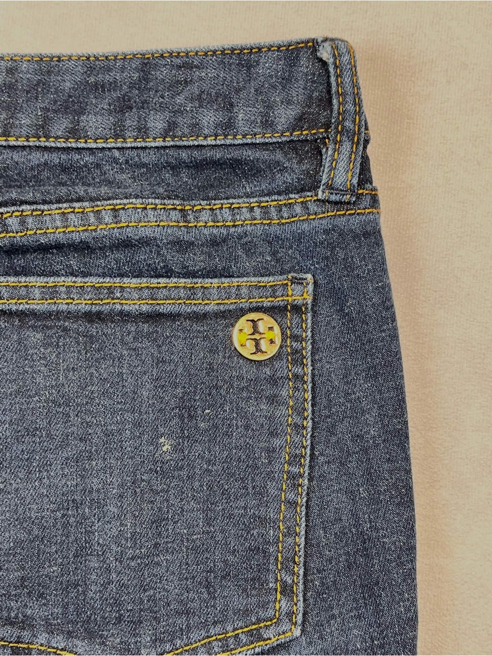 Tory Burch Low Rise Skinny Jeans